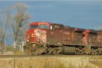 CP AC44CW Locomotive leading a train